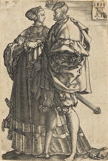 HEINRICH ALDEGREVER (1502 - 1562) Large Wedding Dancers.